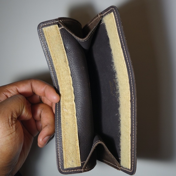 Vtg Gucci Suede Leather Clutch Bag Made In Italy w/ Hook & Loop Closure, Size S - Picture 10 of 11